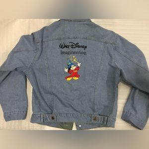 Vintage Walt Disney Imagineering Fantasia RARE Denim Jacket Adult M